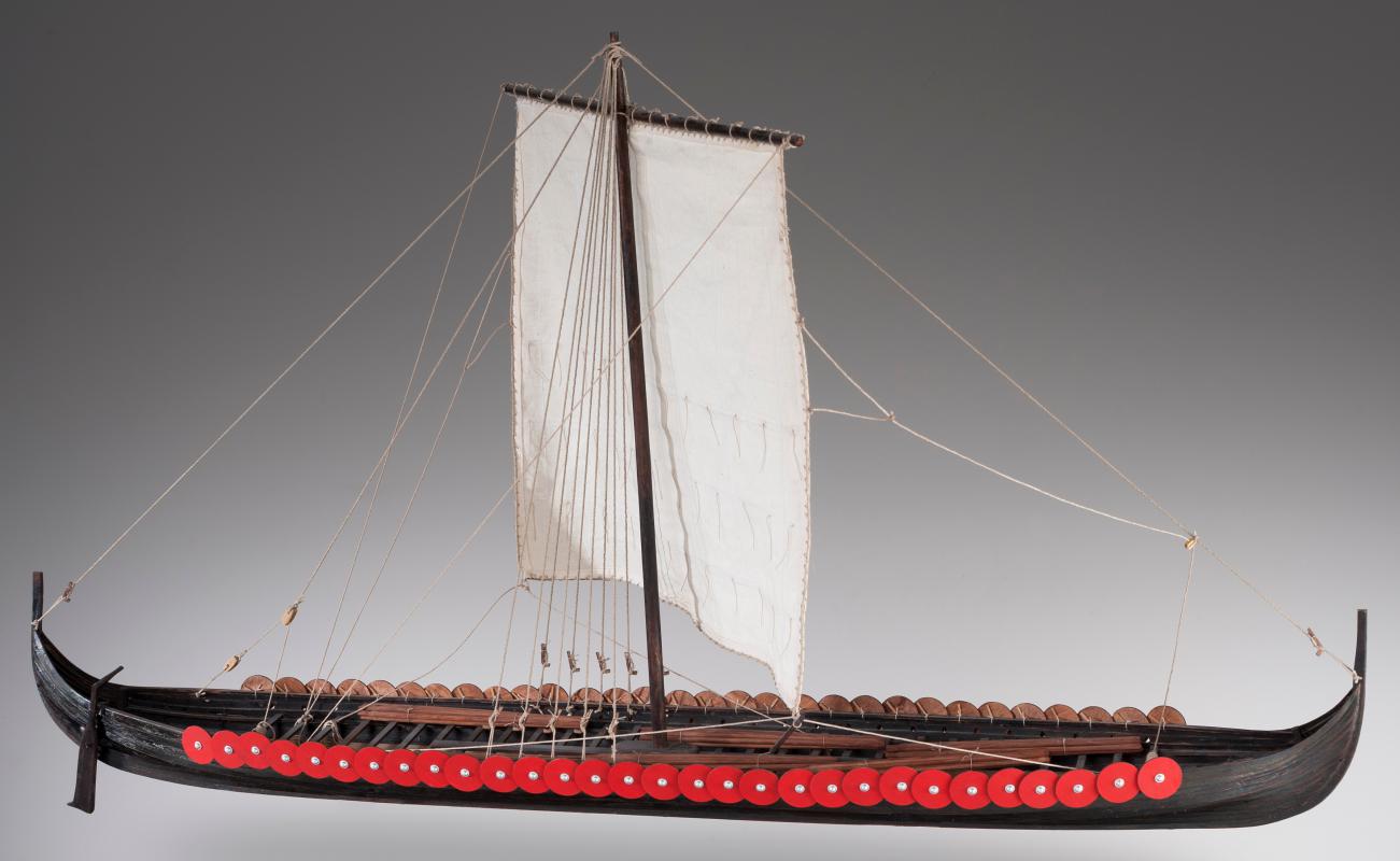 scale 1:35 Dusek D005 wooden modelship Viking Longship 